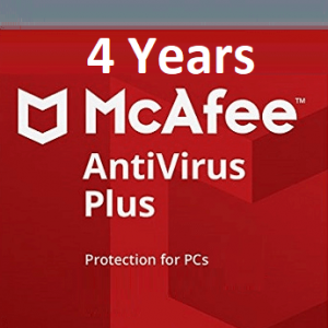 McAfee Antivirus Plus 2021 for 4 Year PC