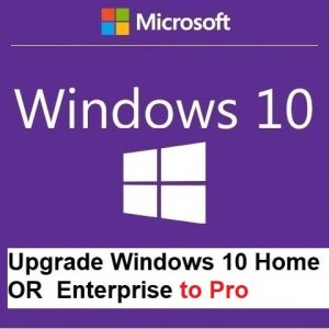 Upgrade Windows 10 Home/Enterprise to Pro Product Key (Lifetime)