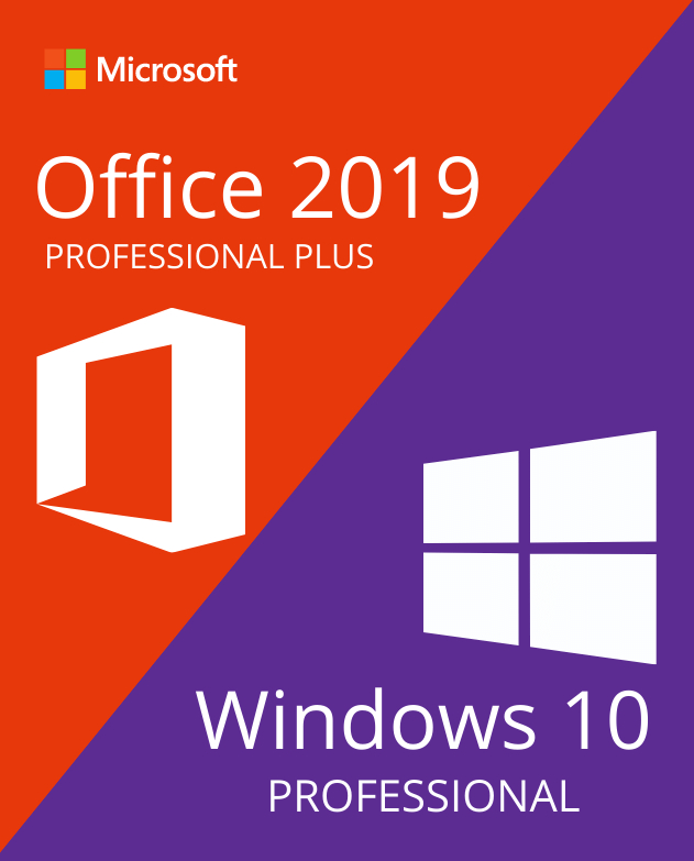 Windows 10 Pro + Office 2019 Professional Plus – Digital Licenses